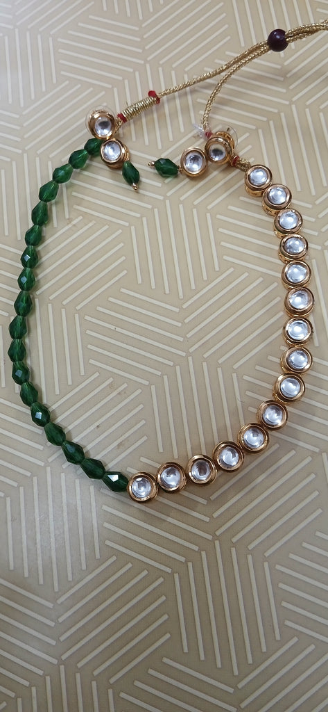 kundan and beads  necklace