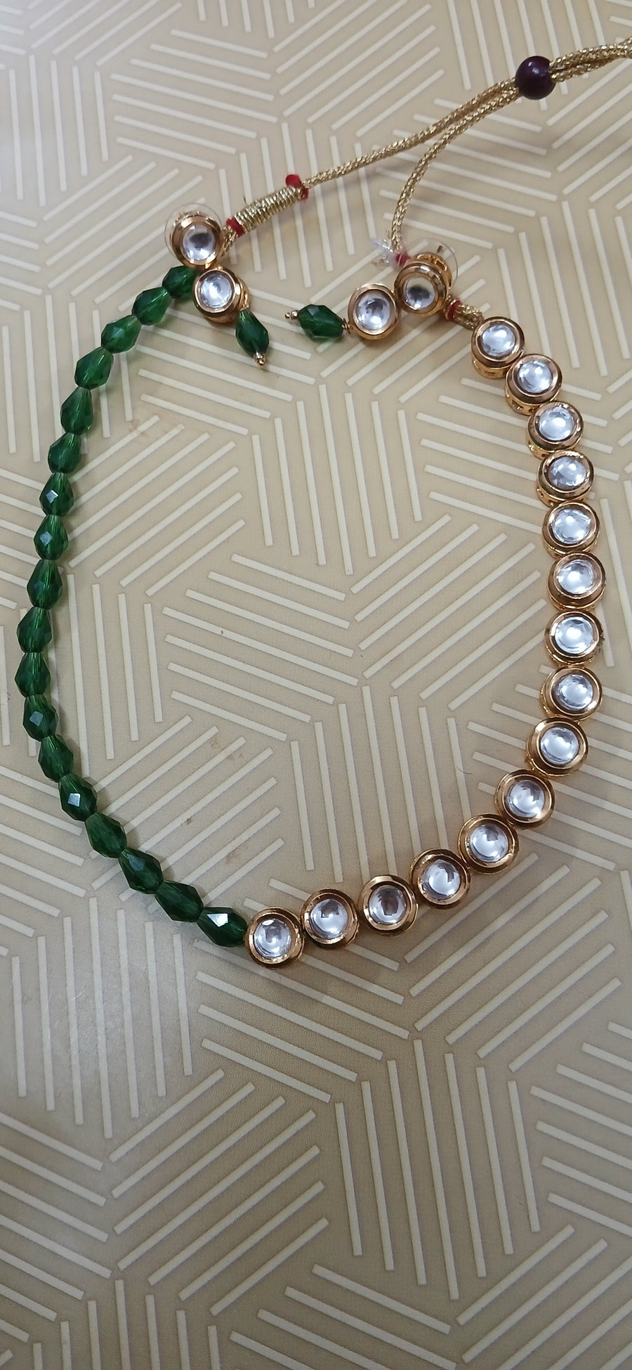 kundan and beads  necklace