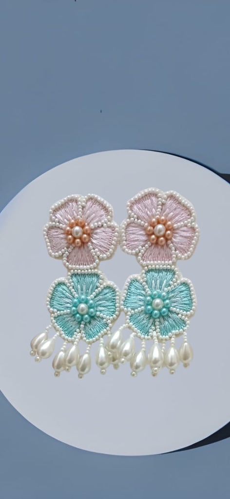 Flower earrings