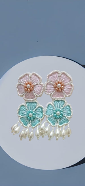 Flower earrings