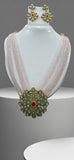kundan crystal necklace